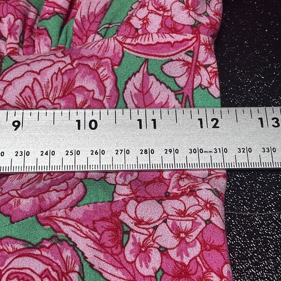 Love X Design Isla Crepe Maxi Dress Womens XS Floral Button Up Cottagecore Pink - Picture 14 of 16